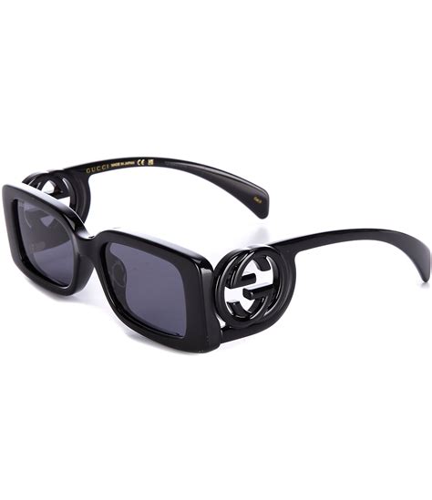 gucci embellished rectangular sunglasses|Gucci women's rectangular sunglasses.